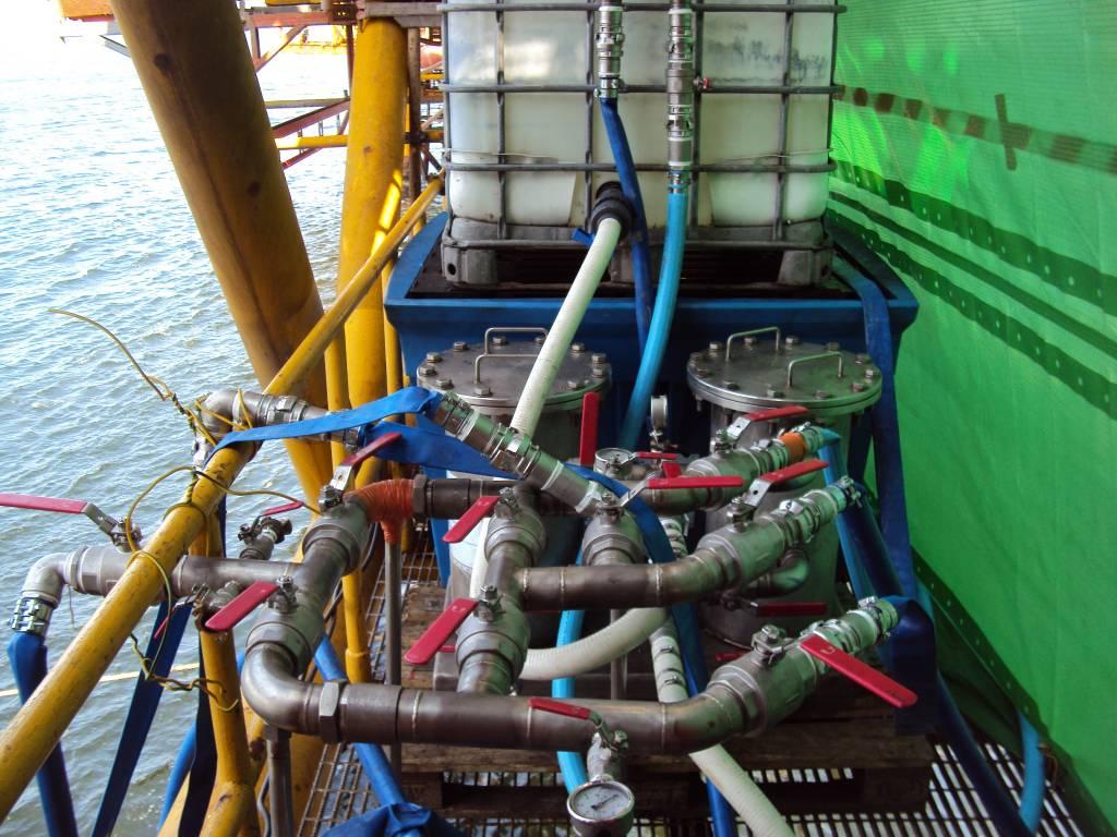 maintenance des installations sur plateforme pétrolière